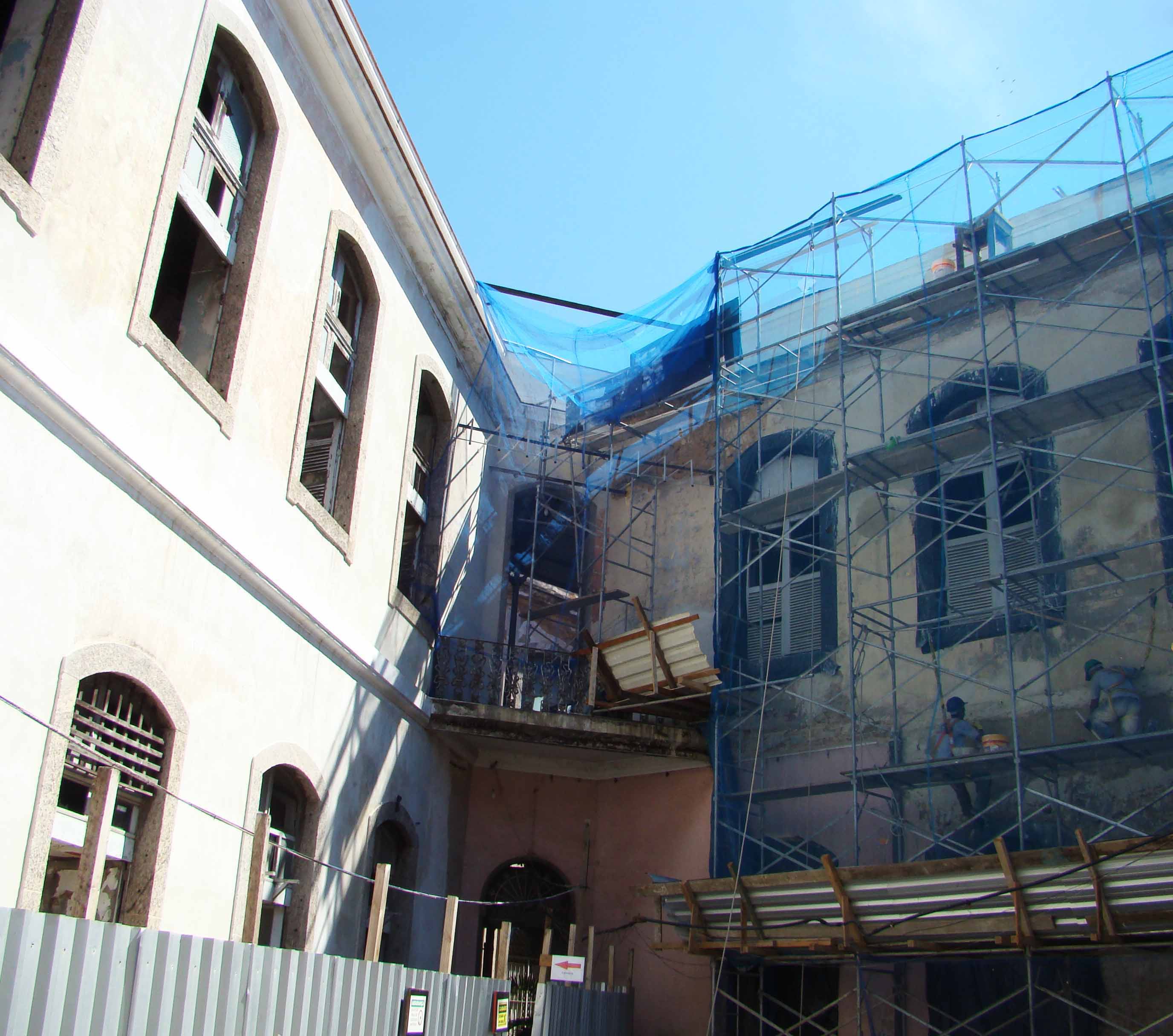 Prédio 2 em construção e fachada 2 do prédio 3 - 23/01/2014