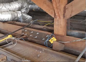 2ª Medição - Execução de reforço em talas de chapa de aço na linha de tesoura no telhado